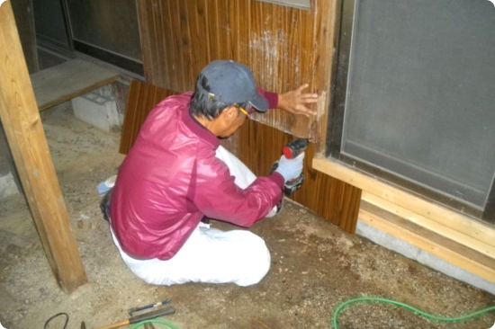 駆除だけじゃない！プチ修繕対応