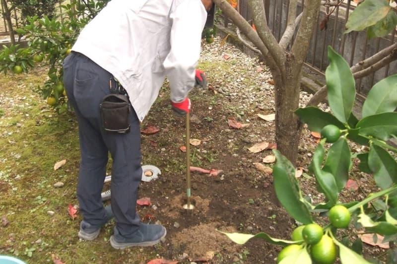 ステーション設置用穴開（土壌部）