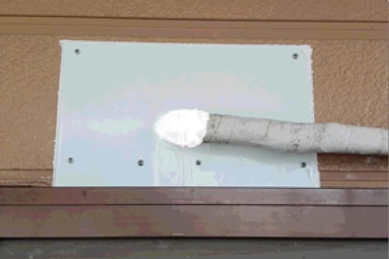 撤去後　壁穴閉鎖