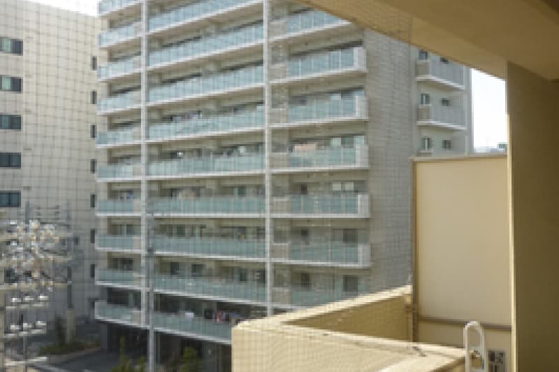 ベランダネット取付