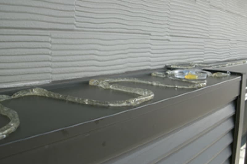 ベランダ忌避剤塗布