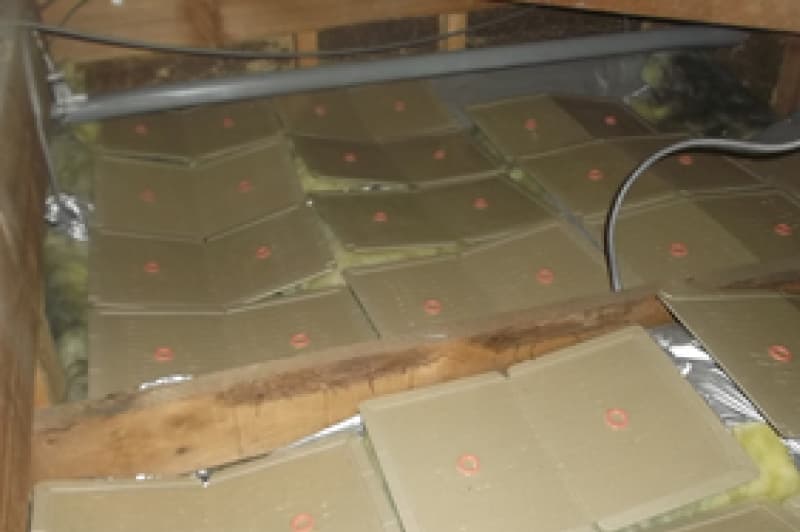 天井裏シート設置