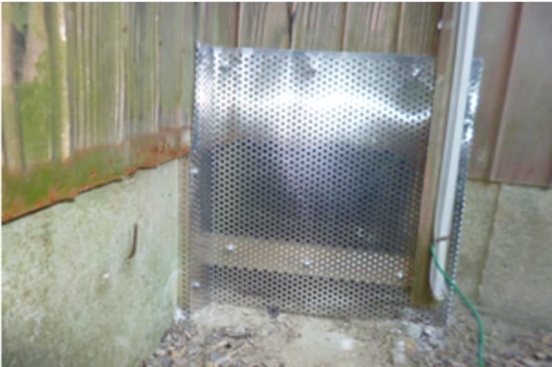 基礎換気口閉鎖