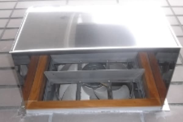 換気フード取付